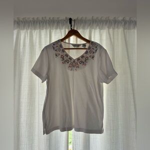 Orvis Embroidered White T-Shirt